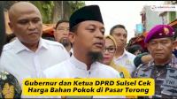 VIDEO: Gubernur dan Ketua DPRD Sulsel Cek Harga Bahan Pokok di Pasar Terong
