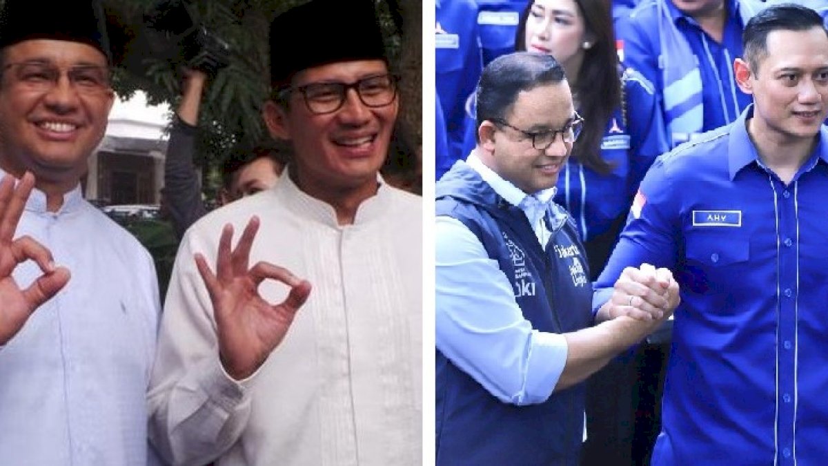 Elektoral Anies Untungkan NasDem, PKS-Demokrat Rebutan Cawapres Antara Sandiaga-AHY