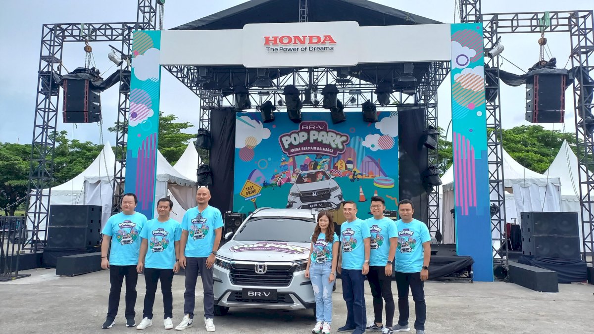 Lebih Dekat dengan Masyarakat, All New BR-V Pop Park Arena Bermain Keluarga Hadir di Makassar