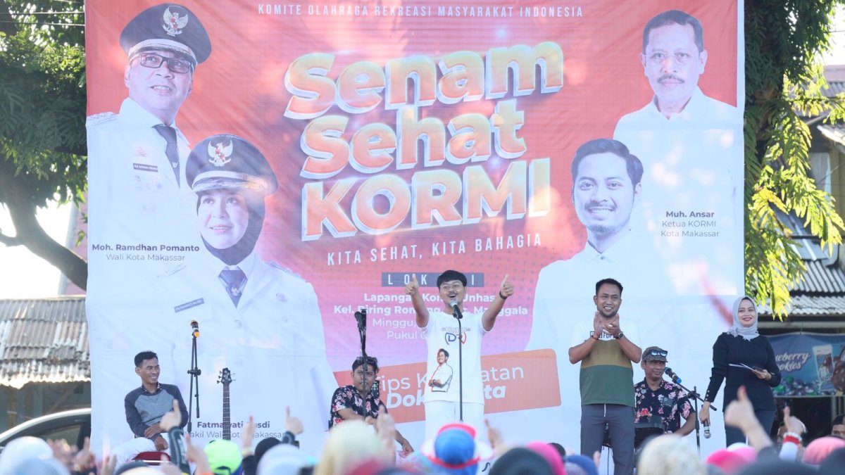 Senam Sehat di Manggala, Sekretaris KORMI aBerbagi Tips Kesehatan Dokter Kita