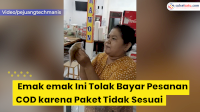 VIDEO: Terjadi Lagi, Emak-emak Ini Tolak Bayar Pesanan COD karena Paket Tidak Sesuai