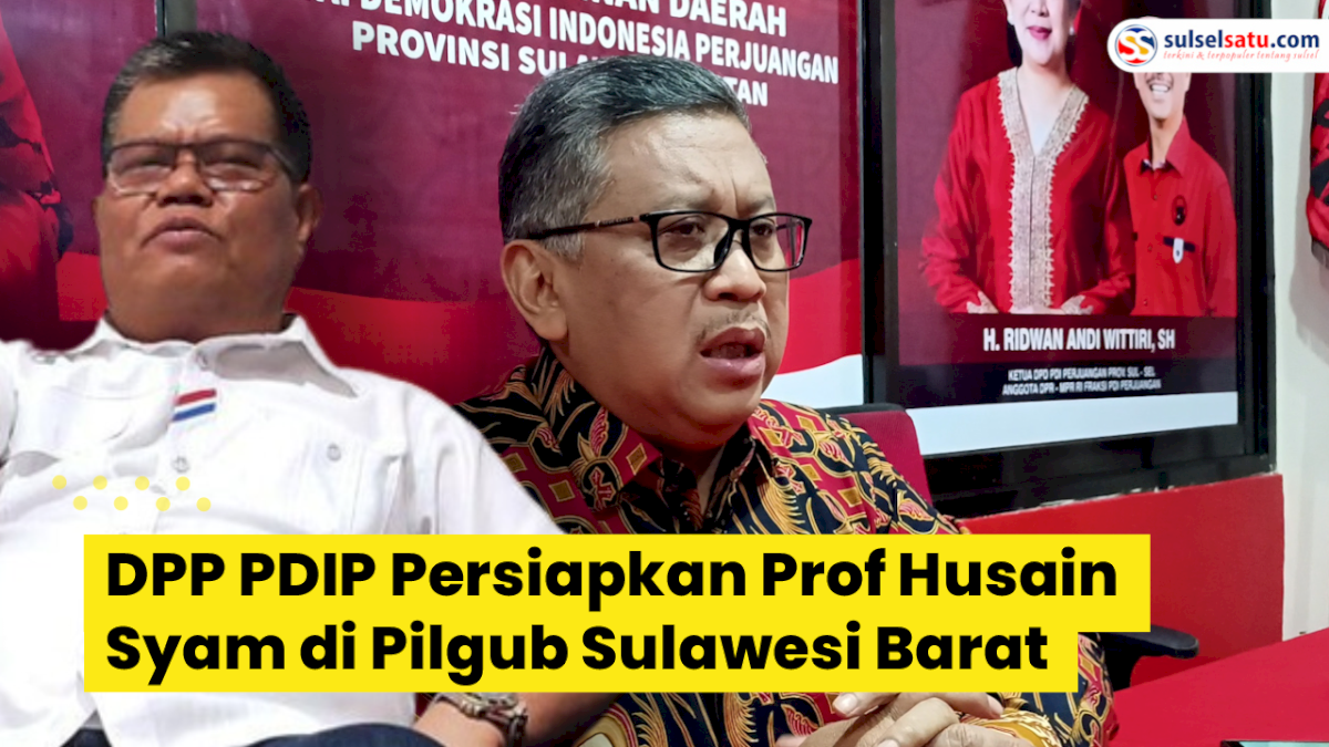 VIDEO: DPP PDIP Persiapkan Prof Husain Syam di Pilgub Sulawesi Barat