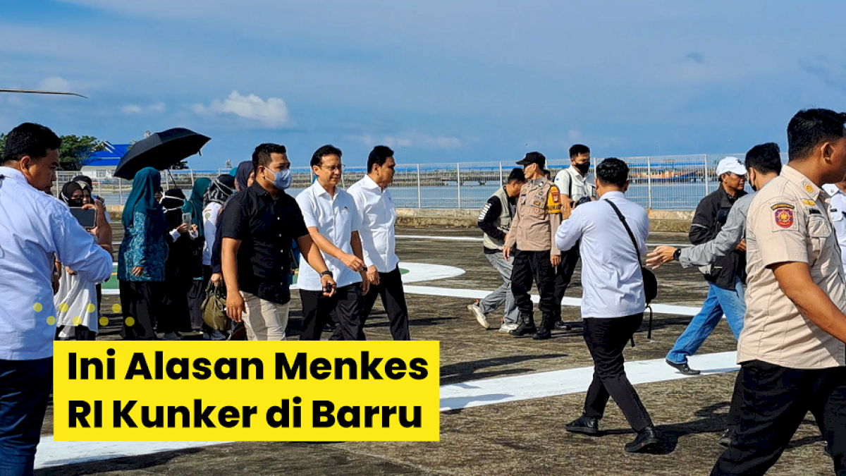 VIDEO: Ini Alasan Menkes RI Kunker di Barru