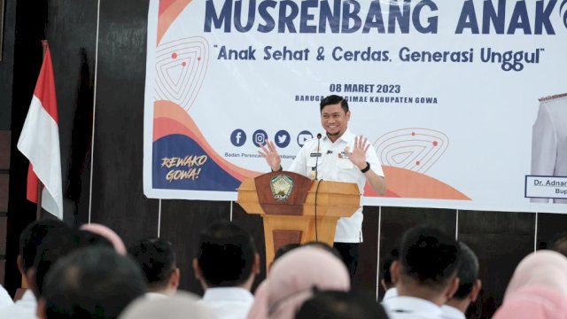 Bupati Gowa Adnan Purichta Ichsan (dokumen: istimewa)