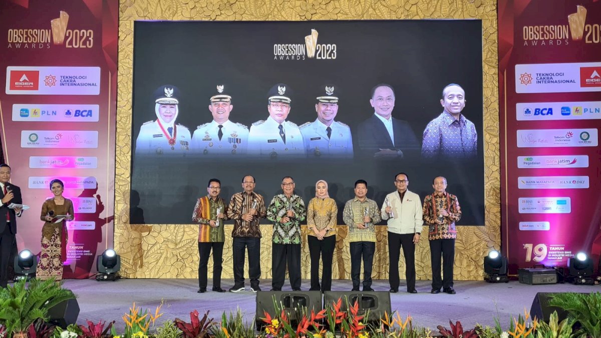 Satu-satunya di Sulsel, Taufan Pawe Raih Penghargaan Nasional Kepala Daerah Terbaik