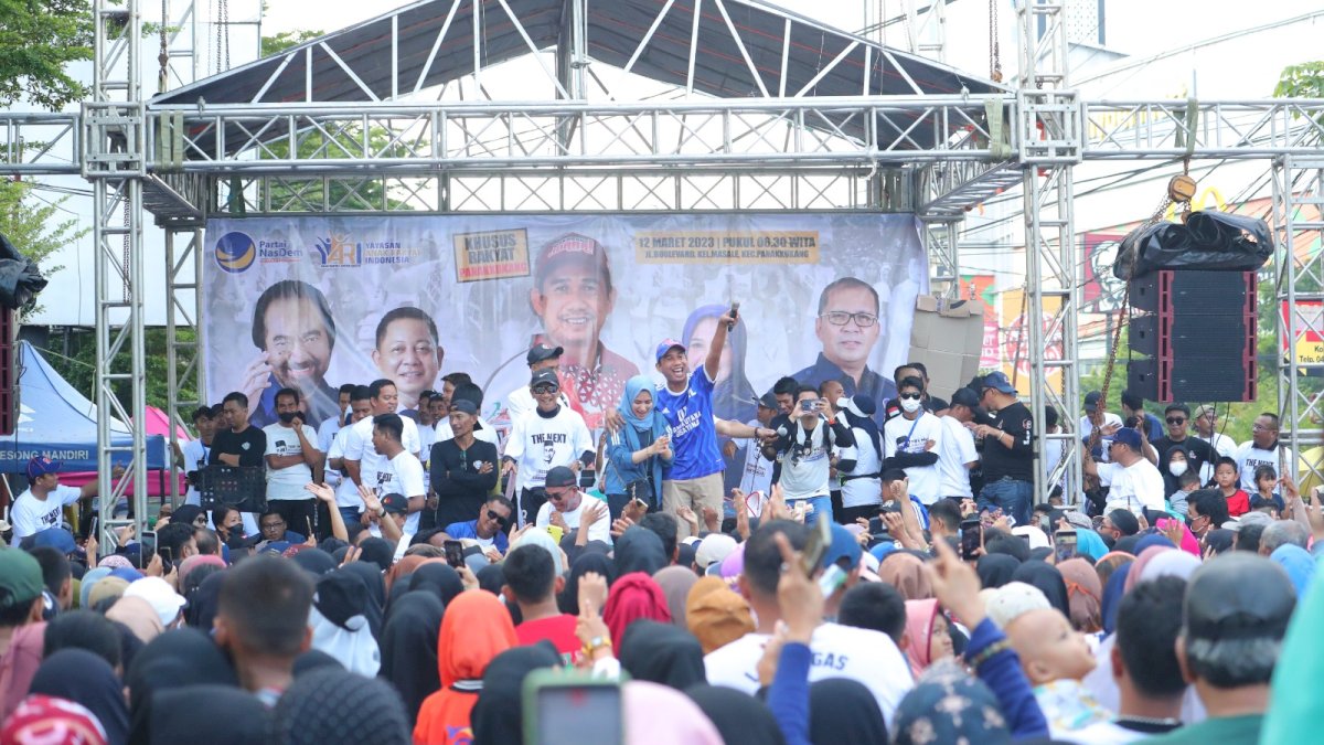 Lautan Manusia Padati Jalan Boulevard, Ikuti Jalan Sehat Yayasan Anak Rakyat Indonesia