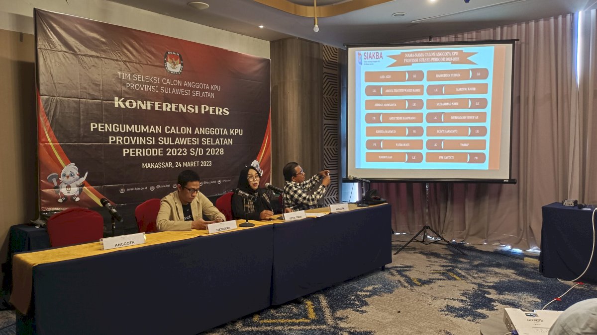 14 Calon Komisioner KPU Sulsel Mayoritas Pendatang Baru