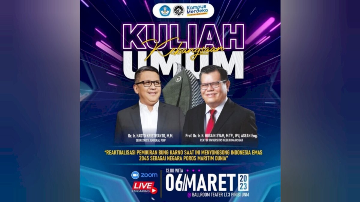 Bangun Kampus Kebangsaan, Pihak UNM Pastikan Kesiapan Sekjen PDIP Beri Kuliah Umum