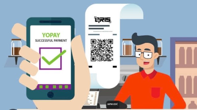 Ilustrasi pembayaran menggunakan QRIS (dokumen: internet)