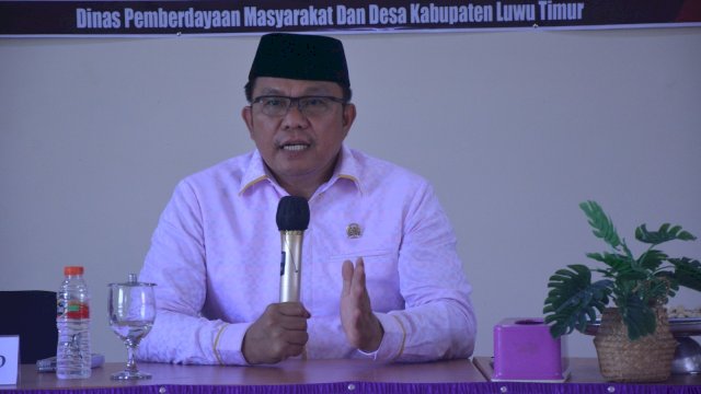 Ketua Dewan Perwakilan Rakyat Daerah Kabupaten Luwu Timur, Aripin, S.Ag. Ist