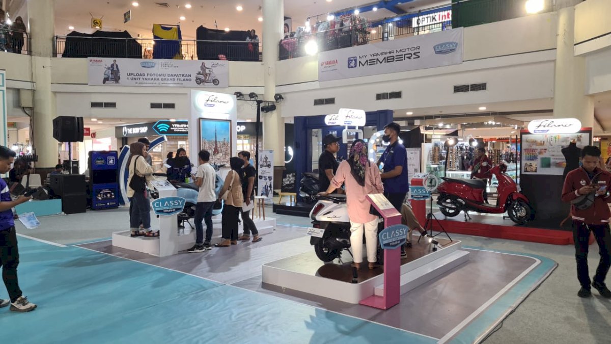 453 Motor Yamaha Terjual Selama Lima Hari Pameran PT SJAM di Mall Panakkukang Makassar