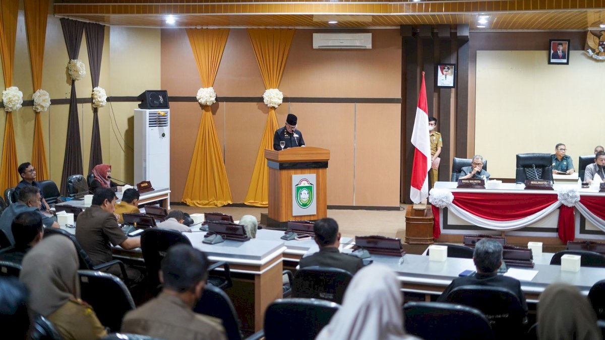 Wali Kota Parepare Sampaikan LKPj Tahun 2022 di Rapat Paripurna DPRD