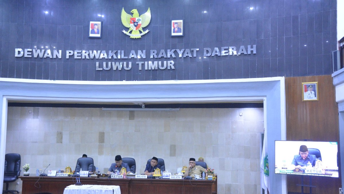 Paripurna DPRD Luwu Timur untuk Menetapkan Hasil Pemilihan Wakil Bupati Luwu Timur