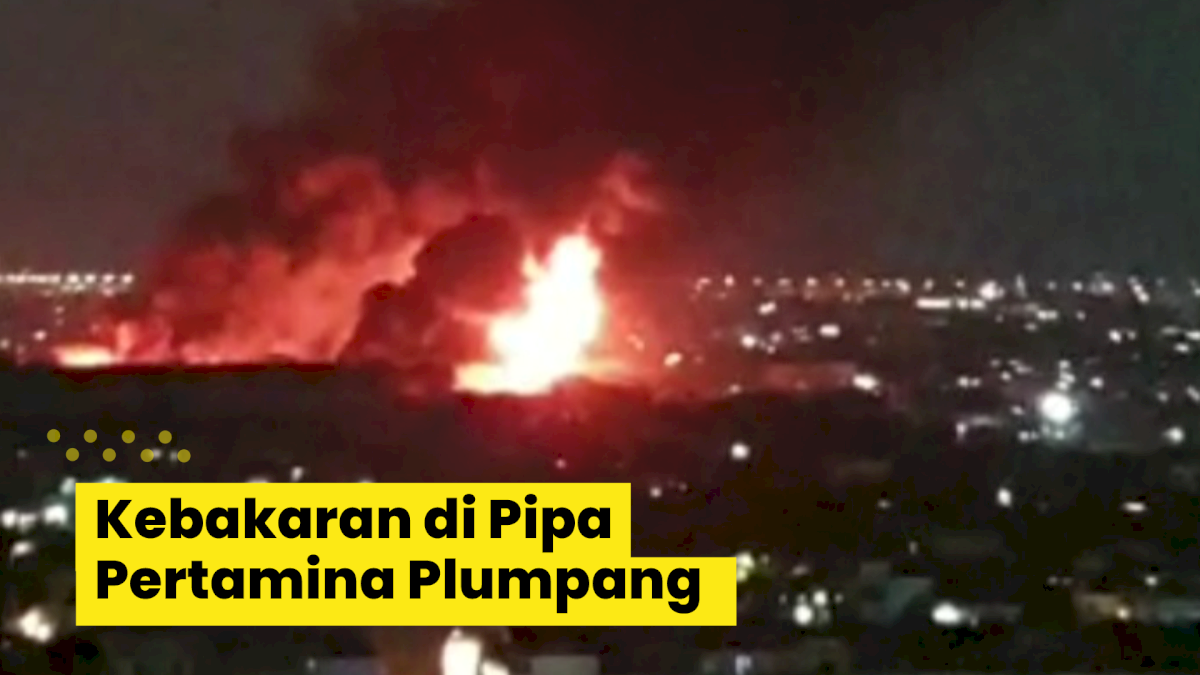 VIDEO: Kebakaran di Pipa Pertamina Plumpang, Puluhan Damkar Dikerahkan