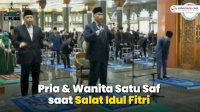 VIDEO: Viral, Pria & Wanita Satu Saf saat Salat Idul Fitri di Pondok Pesantren Al-Zaytun