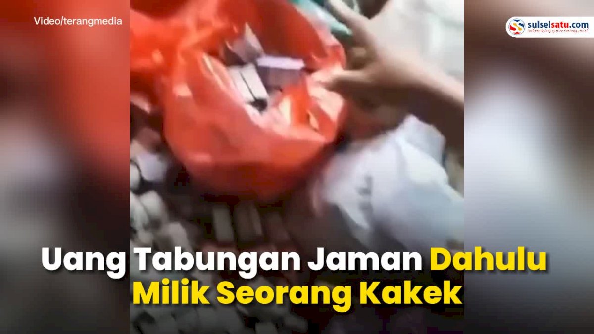 VIDEO: Viral, Uang Tabungan Jaman Dahulu Milik Seorang Kakek di Karundang Kota Serang