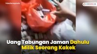 VIDEO: Viral, Uang Tabungan Jaman Dahulu Milik Seorang Kakek di Karundang Kota Serang