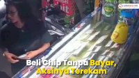 VIDEO: Viral, Aksi Pemuda di Makassar Pura-pura Beli Chip Tanpa Bayar
