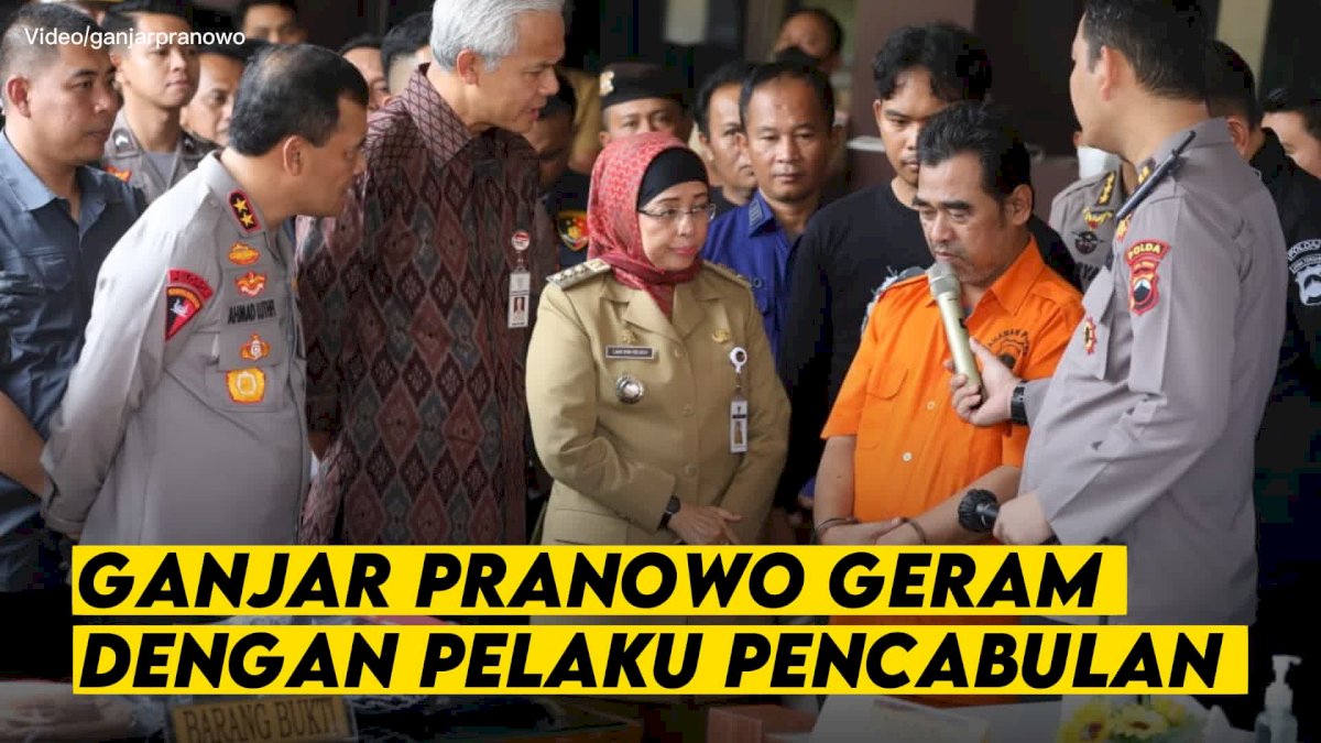 VIDEO: Momen saat Ganjar Pranowo Geram dengan Pelaku Pencabulan di Ponpes di Batang