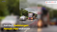 VIDEO: Supporter Sambut Kedatangan Pemain PSM Makassar