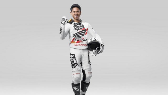 Delvintor Alfarizi Crosser muda binaan PT Astra Honda Motor (AHM) (dokumen: istimewa).