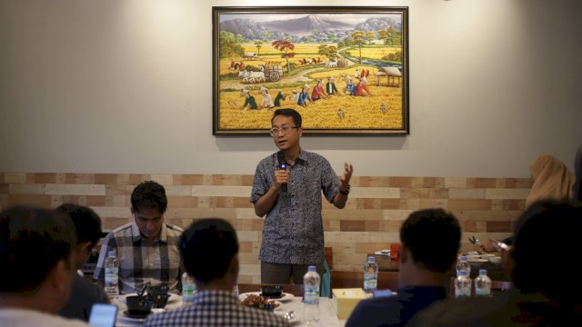 Buka bersama PT Vale dengan jurnalis di Makassar (dokumen: istimewa)