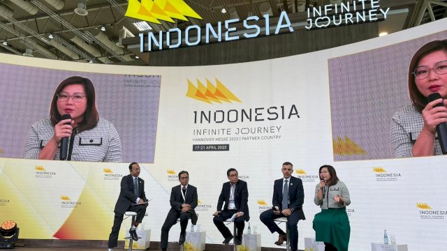 CEO PT Vale Febriany Eddy hadir jadi panelis di Hannover Messe Jerman (dokumen: istimewa)