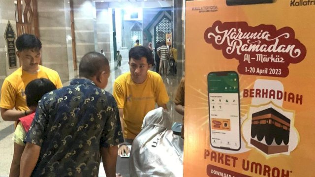 Program Karunia Ramadan Masjid Al Markaz siapkan umroh gratis bagi jemaah bekerja sama dengan Kallafriends (dokumen: istimewa)