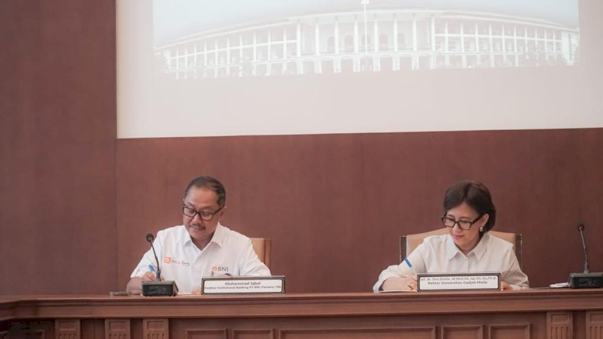 Perkuat Kerjasama, BNI dan UGM Tandatangani Kerjasama CFEST dan KTM Co-Brand