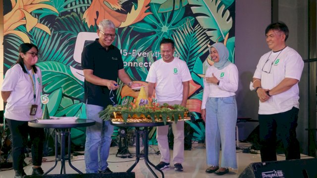 Seremoni pemotongan tumpen di perayaan lima tahun NIPAH PARK (dokumen: istimewa)