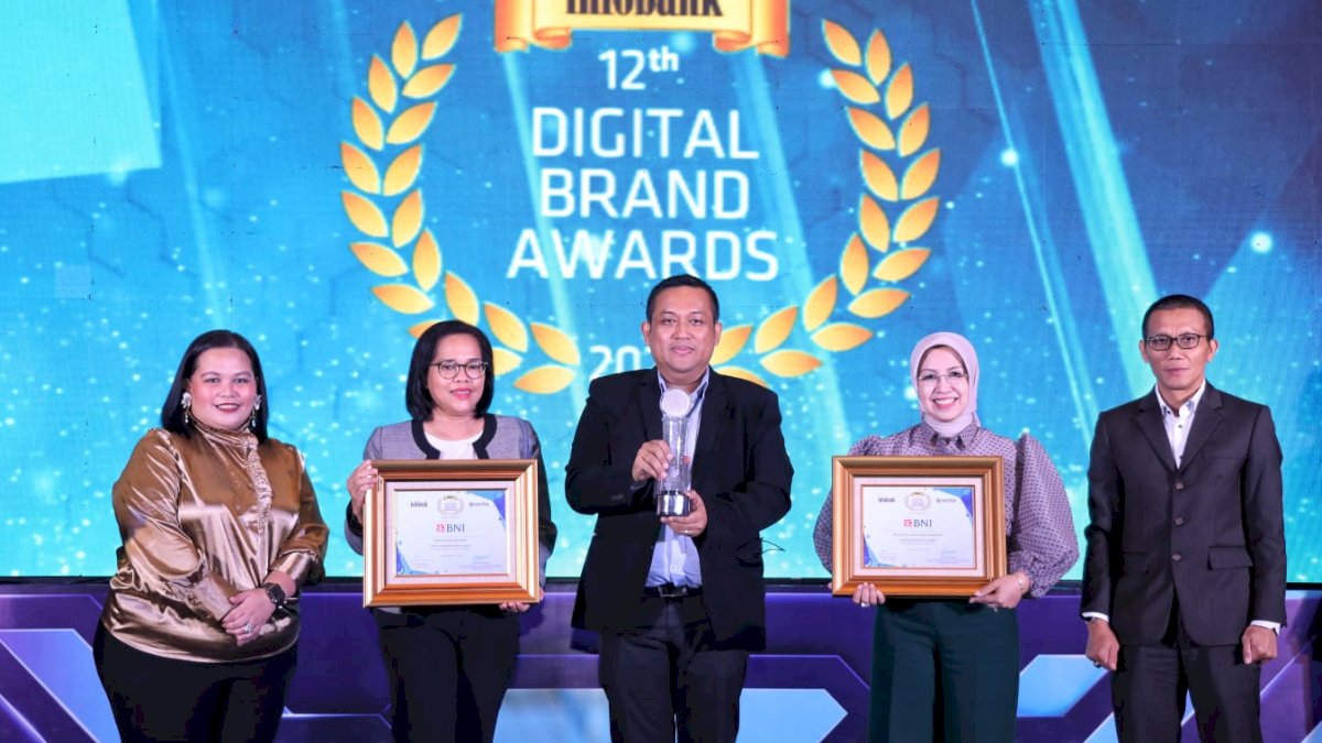 BNI Borong Penghargaan Best Digital Brand 2023