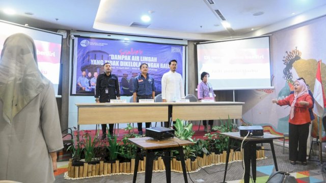 Sosialisasi pengelolaan IPAL oleh Perumda Air Minum Kota Makassar (dokumen: istimewa)