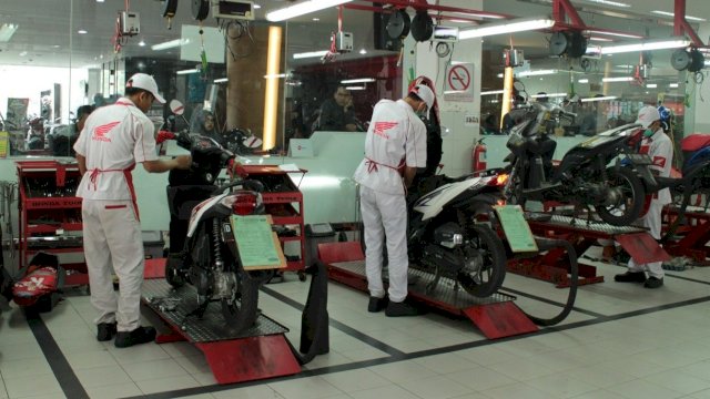 Servis berkala di AHASS Astra Motor Sulsel terjamin pelayanannya (dokumen: istimewa)