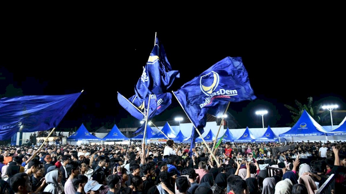 Puluhan Ribu Warga Pinrang Semarakkan Malam Final Lomba Patrol Festival Ramadan Rusdi Masse