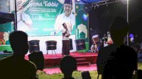Santri Dukung Ganjar Sulsel Gelar Gema Takbir dan Festival Bedug Berbalut Seni