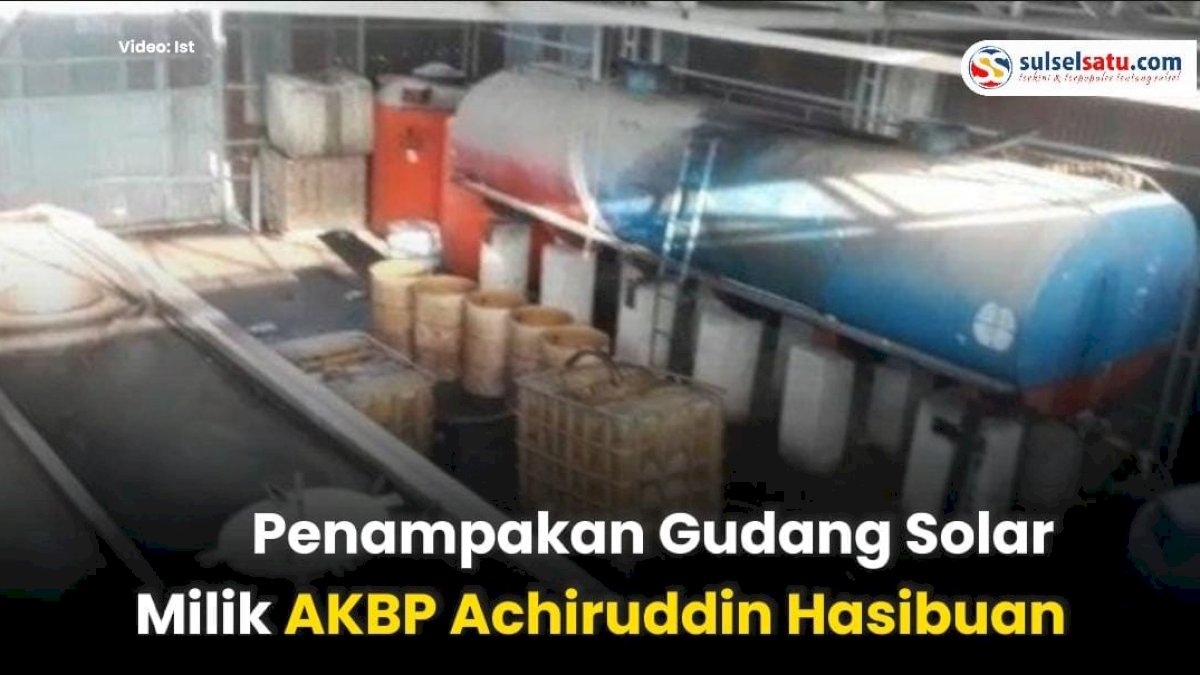 VIDEO: Penampakan Gudang Solar Milik AKBP Achiruddin Hasibuan, Diduga Ilegal