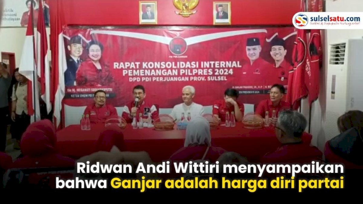 VIDEO: Ridwan Wittiri Jamin PDIP Sulsel Solid Antar Ganjar Pranowo Presiden 2024