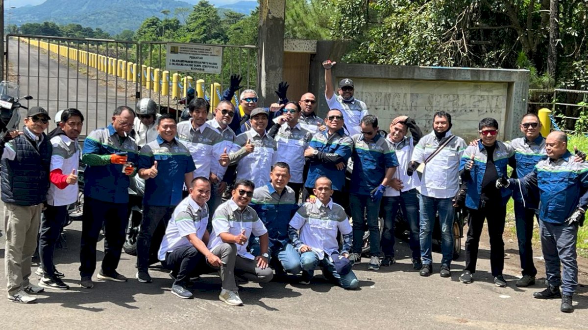 Dipimpin Amirullah Nur, HIPMI Sport Taiment Touring Wisata ke Villa Mewah Rusdin Abdullah di Malino