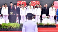 Gubernur Andi Sudirman Ikuti Upacara Hari Otonomi Daerah Bersama Tito Karnavian