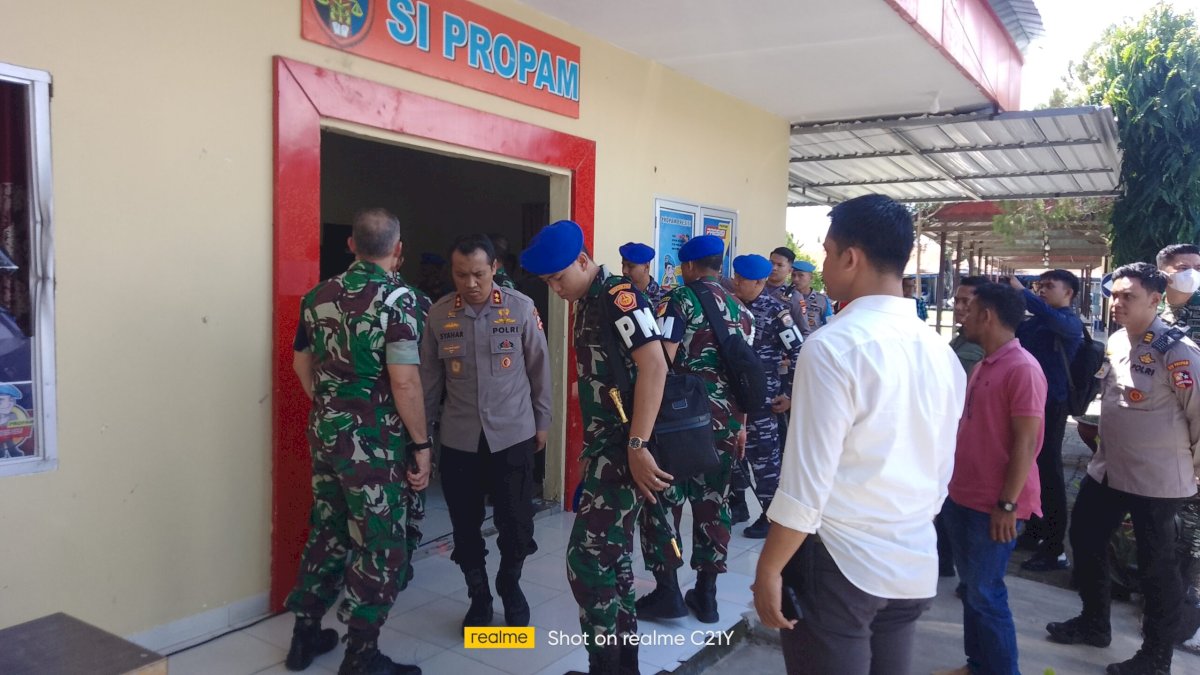 Puspom TNI dan Propam Polri Turun Tangan Investigasi Penyerangan di Mako Polres Jeneponto