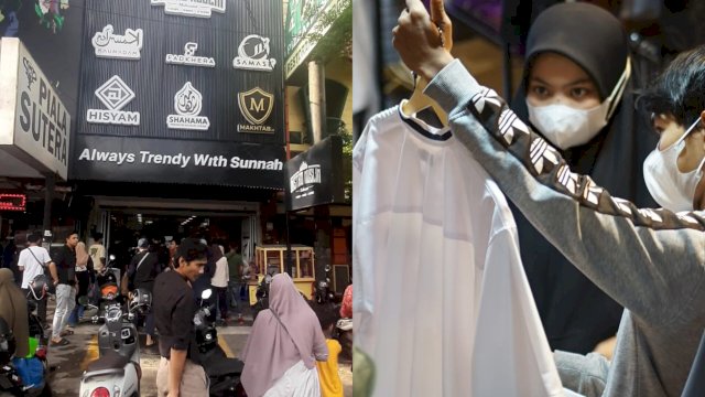 Suasana Toko Distro Muslim Makassar (Int)