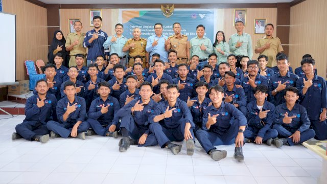 Peserta pelatihan tenaga kerja PT Vale bersama Balai Latihan dan Keterampilan Kerja (BLKK) Kabupaten Kolaka (dokumen: istimewa)