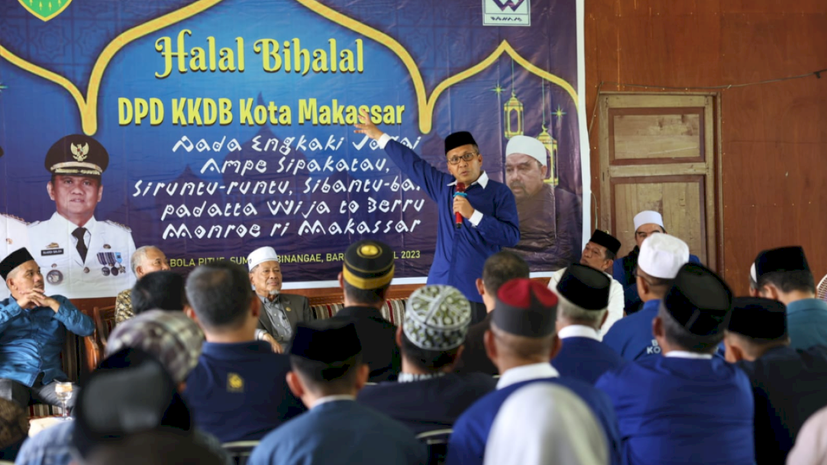 Hadiri Halal Bi Halal KKDB Kota Makassar, Danny Pomanto Ajak Warga Barru Ikuti Program Jagai Anakta’