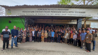 Silaturahmi Jajaran Direksi dan Sejumlah Star Perumda Pasar Makassar di Hari Pertama Kerja Penuh Kehamgatan