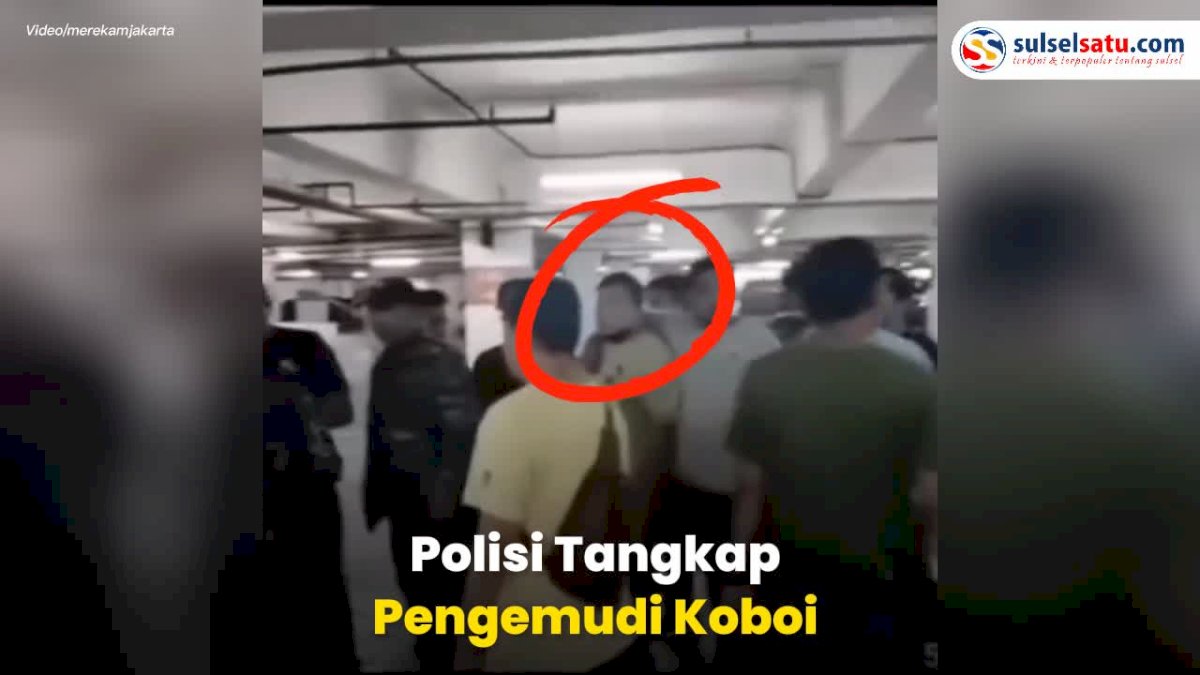 VIDEO: Polisi Tangkap Pengemudi Koboi Berpelat Dinas Polri
