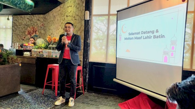 Silaturahmi Lion Parcel dengan media di Makassar dan pemaparan pengembangan bisnis (Sri Wahyu Diastuti / Sulselsatu.com)
