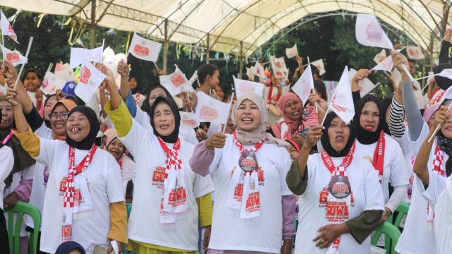 Relawan Ganjar gelar penyuluhan dan bagi bibit ke seribu petani di Kabupaten Gowa (dokumen: istimewa)
