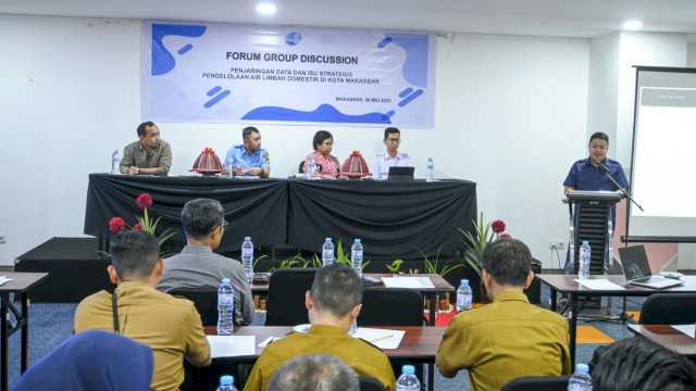 Forum Grup Discussion PDAM Kota Makassar membahas IPAL Losari (dokumen: istimewa)
