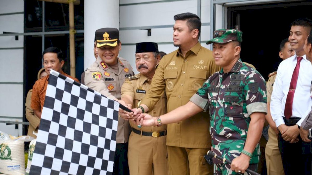 Sebanyak 1.809 Ton Beras Bantuan Pangan untuk 60.311 KPM di Kabupaten Gowa