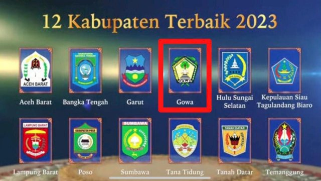 Kabupaten Gowa jadi kabupaten terbaik pertama di Indonesia Timur dalam PPD 2023 (dokumen: istimewa)